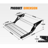 NNEDSZ 200KG Heavy Duty Caravan Step Folding Pull Out Portable RV Camper Trailer Tools