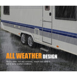 NNEDSZ 200KG Heavy Duty Caravan Step Folding Pull Out Portable RV Camper Trailer Tools