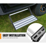 NNEDSZ 200KG Heavy Duty Caravan Step Folding Pull Out Portable RV Camper Trailer Tools