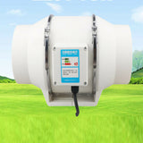 NNEDSZ 8" Inch Extractor Fan+Remote Duct Hydroponic Air Circulation Exhaust Vent