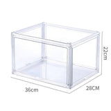 NNEDSZ 1PC Ultra-clear sneaker storage magnetic side display acrylic shoe box shoe box