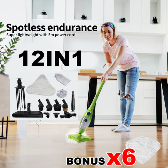 NNEDSZ Steam Mop Handheld Carpet Cleaner High Pressure Steamer Floor Cleaning 1300W