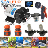 NNEDSZ 12V SEALFLO Water Pump High Pressure Self-priming rv Camping Boat 70PSI 11.3L/M