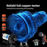 NNEDSZ 12V SEALFLO Water Pump High Pressure Self-priming rv Camping Boat 70PSI 11.3L/M