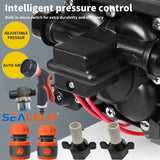 NNEDSZ 12V SEALFLO Water Pump High Pressure Self-priming rv Camping Boat 70PSI 11.3L/M