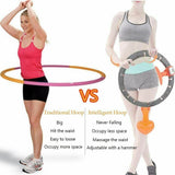 NNEDSZ Smart Auto-Spinning Hula Hoop Lose Weight Exercise Detachable Portable LCD AU