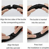 NNEDSZ Smart Auto-Spinning Hula Hoop Lose Weight Exercise Detachable Portable LCD AU