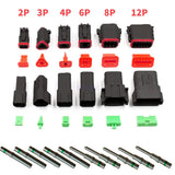 NNEDSZ BLACK??1700X Deutsch DT Connector Kit Genuine Deutsch Crimp Tool Auto Marine