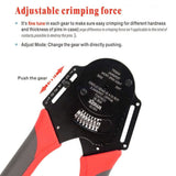 NNEDSZ BLACK??1700X Deutsch DT Connector Kit Genuine Deutsch Crimp Tool Auto Marine