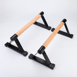 NNEDSZ 1 Pair Parallettes Set Push-up Parallel Bar Stretch Double Rod Stand Fitness