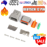 NNEDSZ Deutsch DT 12-Way 12 Pin Electrical Connector Waterproof Plug Kit