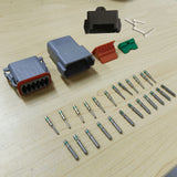 NNEDSZ Deutsch DT 12-Way 12 Pin Electrical Connector Waterproof Plug Kit
