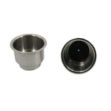 NNEDSZ 4PCS Stainless Drink Cup Holder Insert for Boat/Car/Truck RV/Camper/Yacht/Sofa