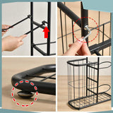 NNEDSZ Basketball Soccer Storage Rack Sport Ball Organizer Ball Holder Display Stand With Basket