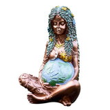 NNEDSZ Millennial Gaia Mother Earth Goddess Art Statue Figurine for Home Decor Garden