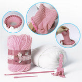 NNEDSZ 48 Needles DIY Knitting Machine Weaving Swift Yarn Fiber String Ball Wool Winder