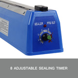NNEDSZ 300mm Impulse Heat Sealer Sealing SAA Machine Electric Plastic Poly Bag