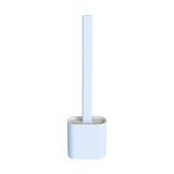 NNEDSZ Bathroom Silicone Bristle Toilet Brush Creative Cleaning Flex Revolutionary