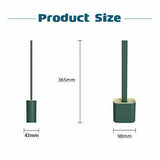 NNEDSZ Bathroom Silicone Bristle Toilet Brush Creative Cleaning Flex Revolutionary