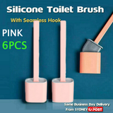 NNEDSZ Bathroom Silicone Bristle Toilet Brush Creative Cleaning Flex Revolutionary