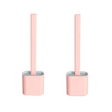 NNEDSZ Bathroom Silicone Bristle Toilet Brush Creative Cleaning Flex Revolutionary