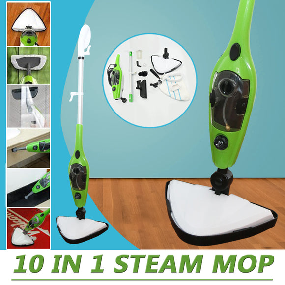 NNEDSZ 10 in 1 360 degree Steam Mop Floor Cleaner Kitchen Steaming Cleaning Use Water