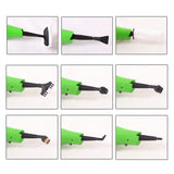 NNEDSZ 12 in 1 Multi Foldable Steam Mop Handheld Floor Steamer Carpet Cleaning Cleaner