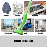 NNEDSZ 12 in 1 Multi Foldable Steam Mop Handheld Floor Steamer Carpet Cleaning Cleaner