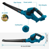 NNEDSZ Cordless Garden Leaf Dust Blower Handheld For  With 2Battery & Charger 36V