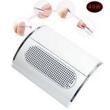 NNEDSZ Nail Dust Collector Remover Fan Vacuum Cleaner 3 Fan Suction Manicure Machine