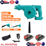 NNEDSZ 2-in-1 Cordless Electric Leaf Blower Dust Suction Vacuum Cleaner With 2 Battery
