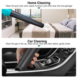 NNEDSZ 2-in-1 Cordless Electric Leaf Blower Dust Suction Vacuum Cleaner With 2 Battery