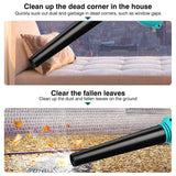 NNEDSZ 2-in-1 Cordless Electric Leaf Blower Dust Suction Vacuum Cleaner With 2 Battery
