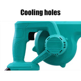 NNEDSZ 2-in-1 Cordless Electric Leaf Blower Dust Suction Vacuum Cleaner With 2 Battery