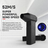 NNEDSZ 130000 RPM Powered  Mini Jet Fan Dry Fan Mini Blower Turbo Fan Multifunctional