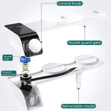 NNEDSZ Toilet Bidet Seat Dual Nozzles Bidet Non Electric Toilet Water Sprayer Bathroom