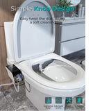 NNEDSZ Toilet Bidet Seat Dual Nozzles Bidet Non Electric Toilet Water Sprayer Bathroom