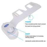 NNEDSZ Hygiene Toilet Bidet Seat Bidet Sprayer Water Wash Clean Unisex Toilet Washer AU