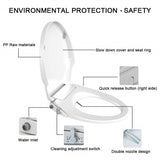 NNEDSZ Non Electric Bidet Toilet Seat O Cover Bathroom Dual Nozzle SpWater Wash