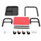 NNEDSZ Padded Rolling Creeper Garage Mechanics Roller Seat Stool Chair with Tool Tray