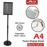 NNEDSZ A4 Floor Poster Stand Foyer Pedestal Sign Holder Business Menu Display AU Stock