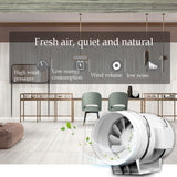 NNEDSZ 8inch Extractor Fan Duct Hydroponic Inline Exhaust Vent Industrial