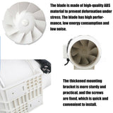 NNEDSZ 8" Inch Extractor Fan Remote Control Hydroponic Inline Exhaust Fan Industrial Vent