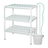 NNEDSZ 108 Plant Sites Hydroponic Grow Tool Kit Vegetable Garden Hydroponic Grow System With Wheels