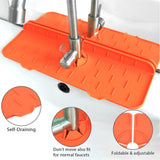 NNEDSZ Silicone Faucet Sink Mat Sink Splash Guard Faucet Splash Pad Faucet Splashback