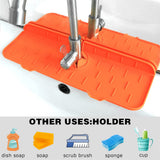 NNEDSZ Silicone Faucet Sink Mat Sink Splash Guard Faucet Splash Pad Faucet Splashback