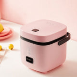 NNEDSZ 1.2L Mini Rice Cooker Travel Small Non-stick Pot For Cooking Soup Rice AU STOCK