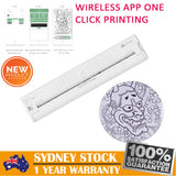 NNEDSZ Wireless Tattoo Transfer Printer Portable Machine Clear Transfer Stencil Printer White