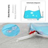 NNEDSZ Portable Children Pool Home Transparent Inflatable PVC Bathtub Barrel Bucket