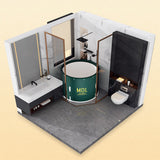 NNEDSZ 80*65CM One-Click collapse Portable Foldable Bathtub Water Tube Spa Bath Bucket